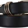 Women's Stylish Genuine Cowhide Belt with Metal Buckle